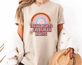 Retro Trans Rights Shirt: Social Justice LGBTQ Tee