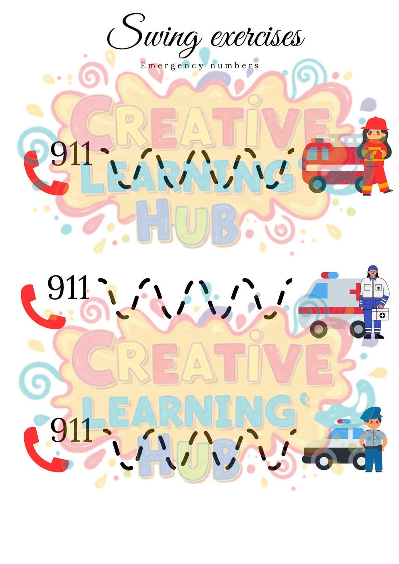 Preschool Tracing Worksheets Printable | Variety Pack: Lines, Shapes