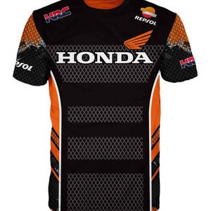 Honda T-Shirt/Custom Motorcycle/Personalized Biker T-Shirt for Riders/Motorcycle Gear/Streetwear Apparel