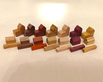 Handcrafted Hardwood Pieces for Catan Lovers | Unique Game Accessories & Collectibles