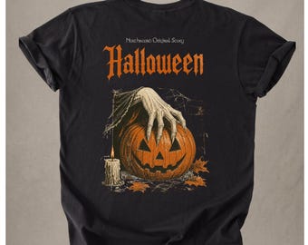 Vintage Halloween Tshirt, Jack O Lantern Shirt, Pumpkin Graphic Tee, Spooky Season Shirt, Retro Halloween Tee, Fall Graphic Shirt