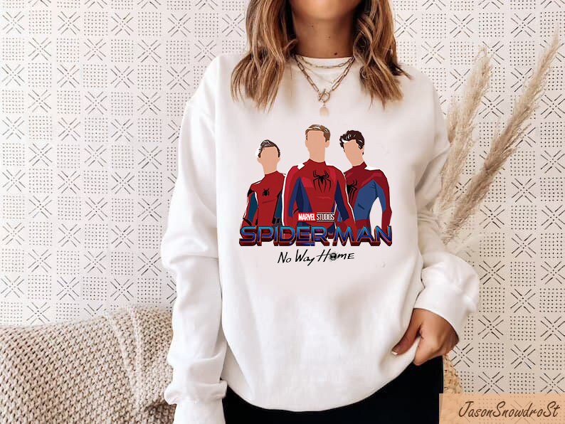 Spider Man Sweatshirt No Way Home Sweatshirt Marvel Etsy