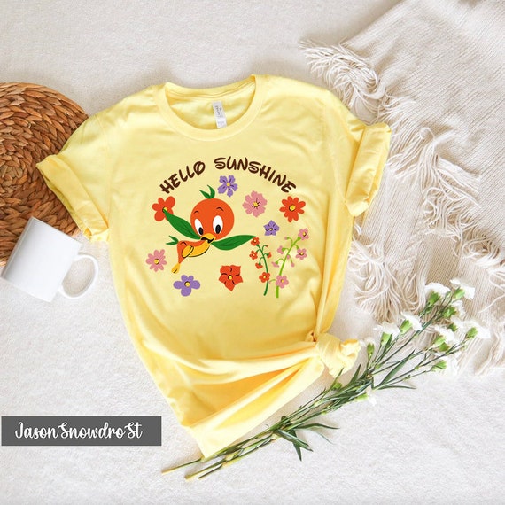 Disney Hello Sunshine Shirt Orange Bird 