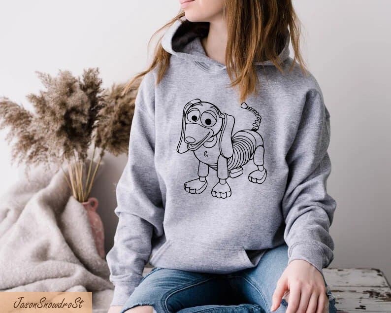 slinky dog sweatshirt