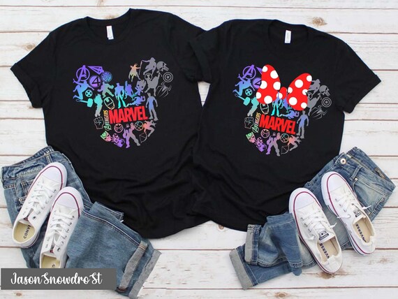 Disney Marvel Shirt Mickey Marvel Shirt 