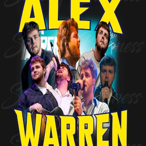 Op Alex Warren geïnspireerde png-bundel (5) | Digitale download voor T-shirts, bekers, stickers en meer