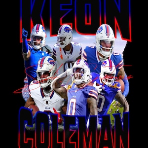 Keon Coleman PNG (5) Bündel | Digital Fussball Clipart | Transparente Hintergrunddatei Für T-Shirts, Poster, Sitckers & Mehr