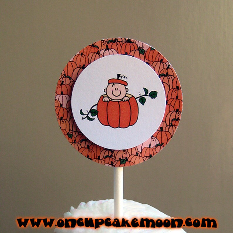 set of 10 lil pumpkin baby shower or autumn 1st birthday party fully custom invitations with orange envelopes