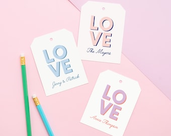 Personalized Tags, Custom Gift Tags, Wedding Tags, Family Gift Tag, Birthday Tags, Christmas tags, Hostess Gift, Custom Gift Tags, Gift tags