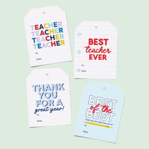 Mini Bag of Tags - Teacher/Back to School