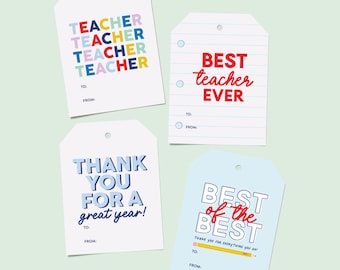 Mini Bag of Tags - Teacher/Back to School
