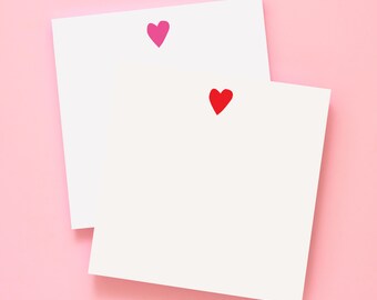 Bloc-notes Heart Square, Bloc-notes de la Saint-Valentin, Cadeaux d’appréciation des enseignants, Bloc-notes pour enfants, Cadeau de l’enseignant de la Saint-Valentin, Bloc-notes du cœur