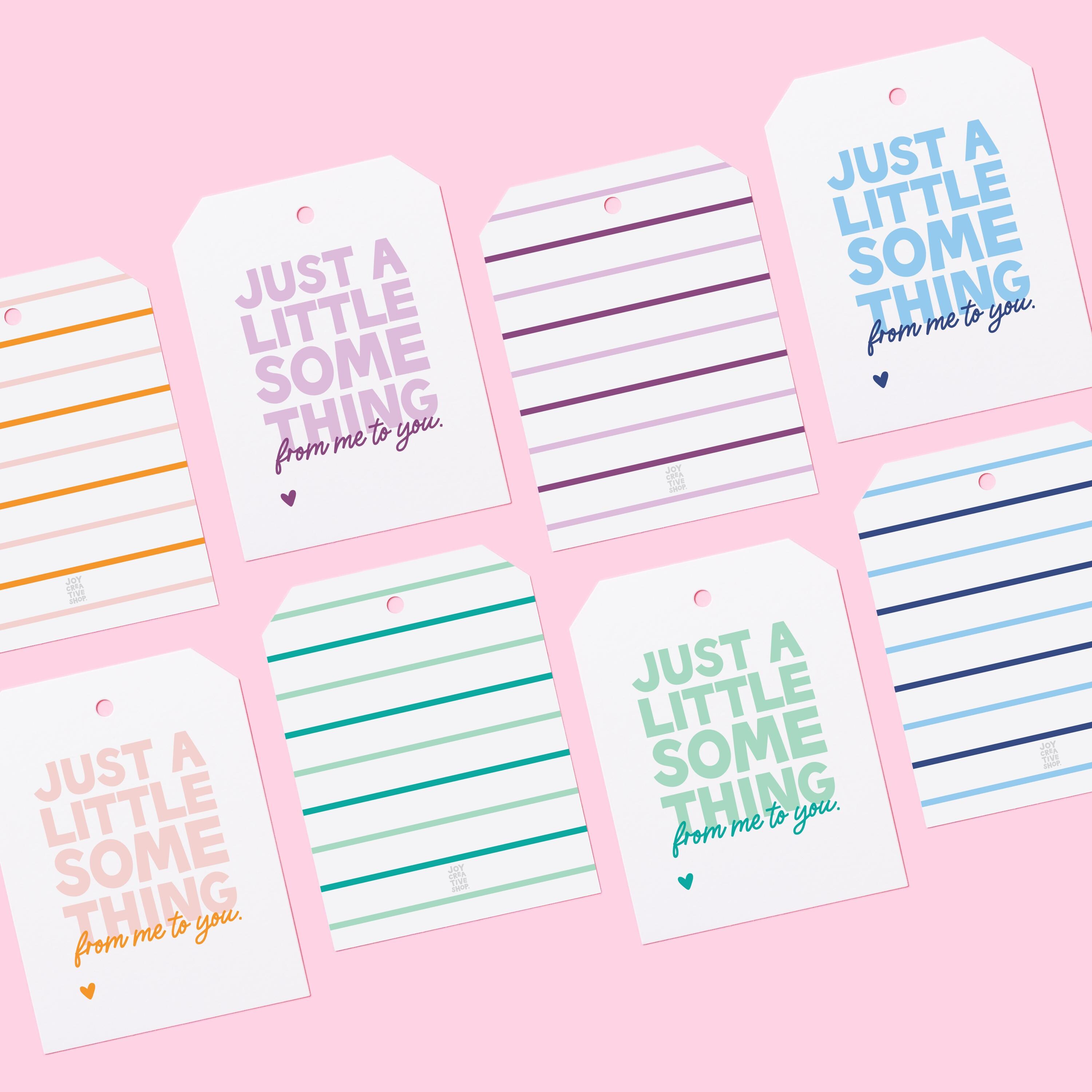 Mini Gift Tag Set: Special Occasion Labels, Colorful Assortment, Mini ...