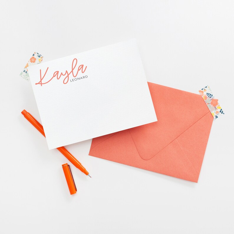 Handwritten Name Card Handwritten Note Cards Handwritten Etsy