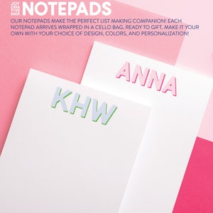 family notepad, personalized notepad, family gift, hostess gift, wedding gift, kids notepad, teacher notepad, stocking stuffer, teacher gift, christmas gift, bridesmaid gift, groomsman gift, holiday party favor