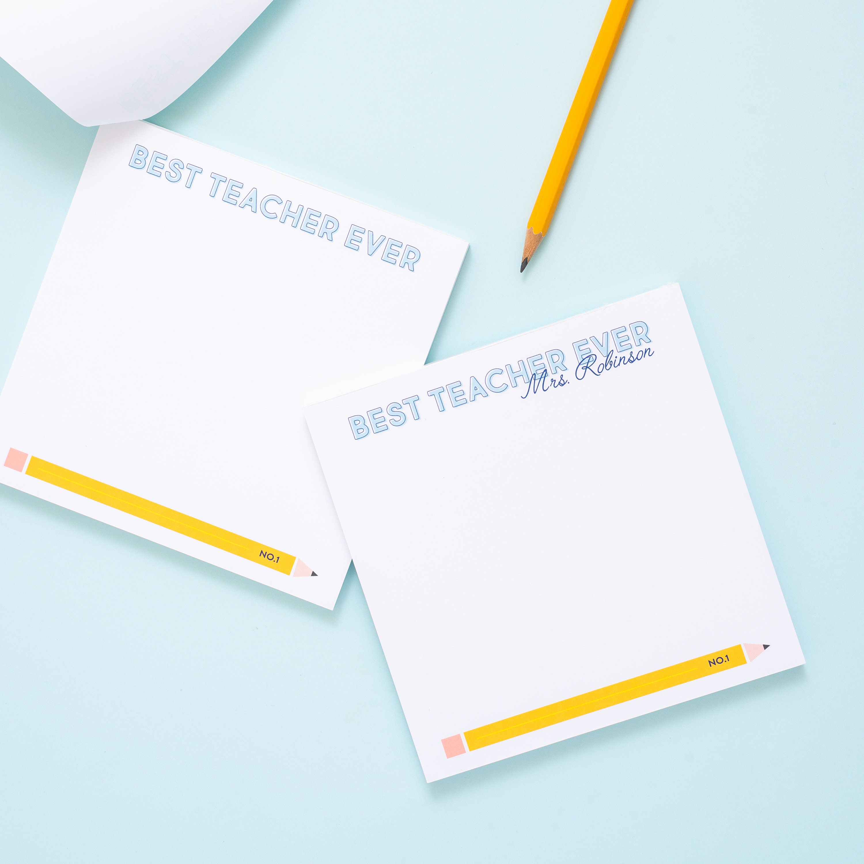 Personalized Teacher Appreciation Notepad: End of Year Gift, Stocking ...