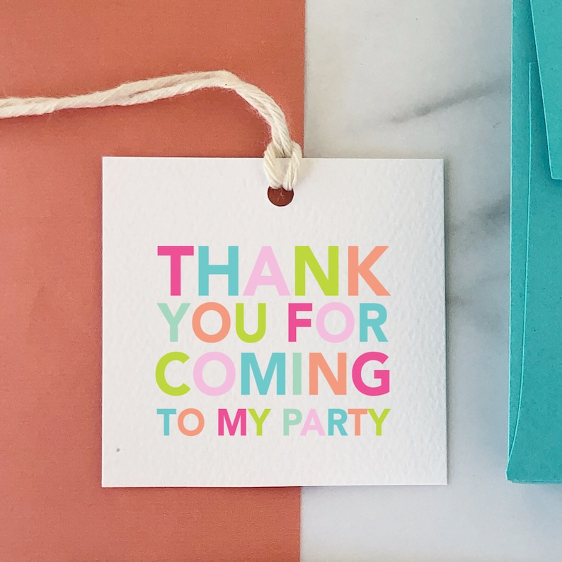 thank you for coming souvenir