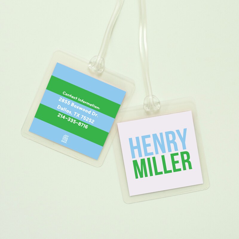 Kids Luggage Tags - Etsy