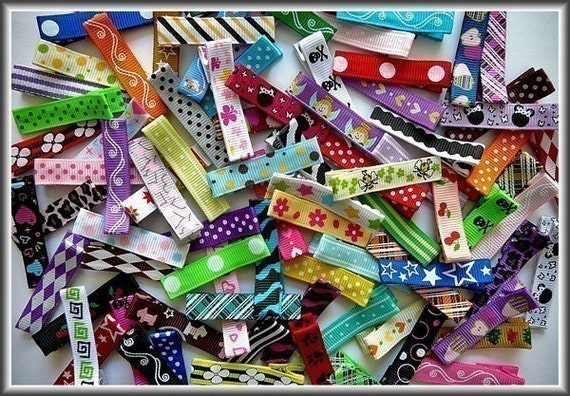 Lot of 100 Black Non Slip Grip Liners for Alligator clip bow Hair Clips barrette