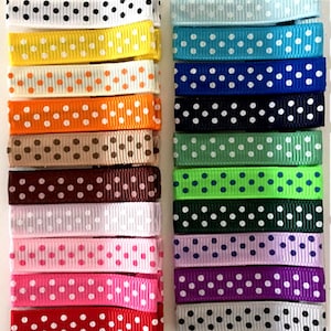 20 Swiss Dot Alligator Hair Clips with No Slip Grip image 1