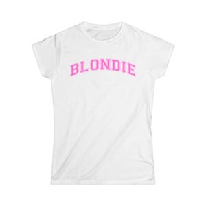 Blondies Women&#39;s Softstyle Tee - Blonde Hair Gift Shirt, Soft Cotton T-Shirt, Casual Top, Lightweight Tee, Gift for Women
