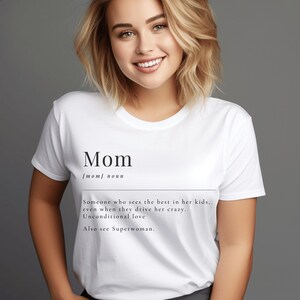 MomT-Shirt, Thoughtful and Stylish Mother’s Day Gift Idea for Moms, Wives, or Grandmas – Soft Cotton Tee for Her - US ONLY