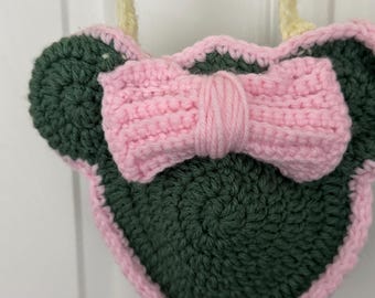 Handgemaakte Minnie Mouse Small gehaakte portemonnee