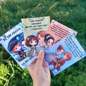 Cartes inspirées d'Outlander - Un amour intemporel à travers les siècles