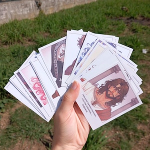 Polaroids personnalisés Epic the Musical, 20 polaroids réunissant tous les personnages inspirés