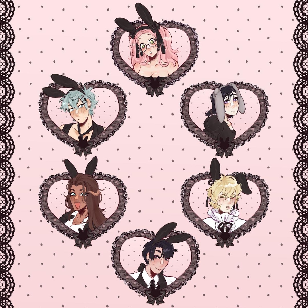 ALNST BUNNY STICKERS !! - Etsy
