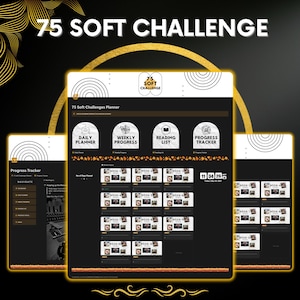 75 Soft Challenge Notion Template: Digital Wellness Planner (PDF Guide Included