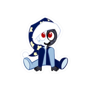 Baby Moon Kiss-Cut Sticker