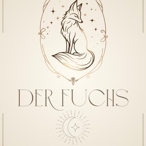 Krafttier-Karte personalisiert | Spirituelle Printable Karte mit Bedeutung & Affirmation