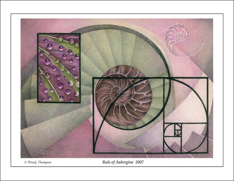 2022 Calendar flora Fauna & Fibonacci Wall | Etsy