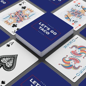 Let's Go Taco - Juego de cartas de póker divertido, juego de cartas único