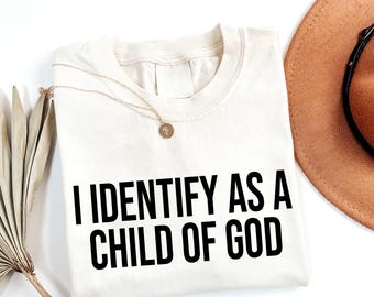 Chemise Faith Comfort Colors®, t-shirt religieux, chemise cadeau pour les croyances religieuses, sweatshirt versets bibliques, sweat-shirt chrétien, chemise cadeau religieuse