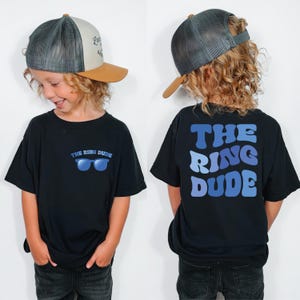 Das Ring Dude Shirt, Ringträger Geschenk T-Shirt, Brautparty Kinder T-Shirt, Hochzeitsfeier Shirt für Jungen Sweatshirt