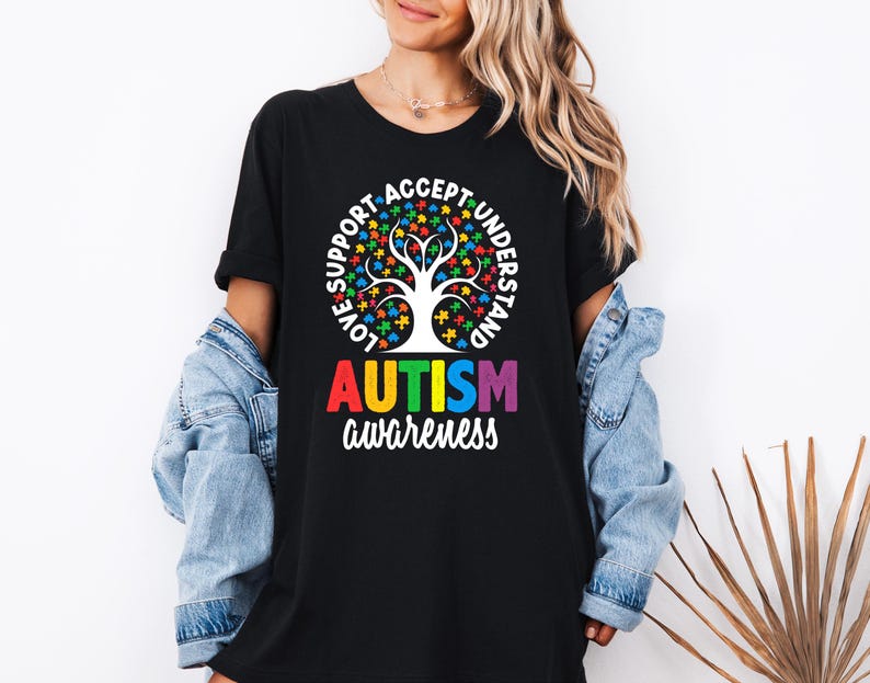 Autism Awareness Shirt, Autism Tree T-shirt, Neurodiversity Sweater ...