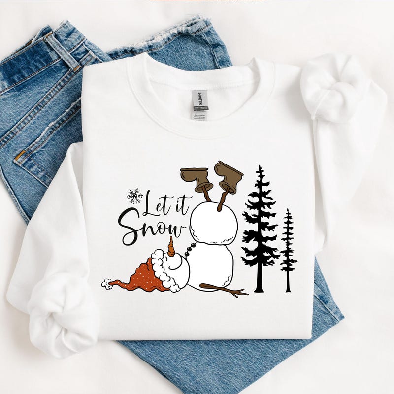 LET IT SNOW Christmas Holiday Sweater