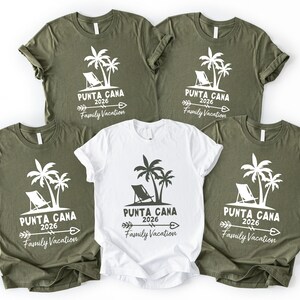 Custom Family Vacation T-Shirt, 2026 Family Trip Matching Tee, Summer Holiday Shirts