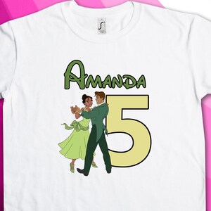 Princess Theme Iron On Transfer Birthday Shirt Design - DIGITAL FILE ONLY!