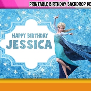 Prinzessin Geburtstag Hintergrund mit Schleife - NUR DIGITALE DATEI!
