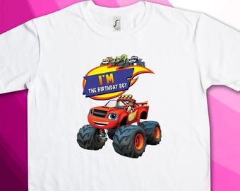Blaze Cars Geburtstagskind Shirt Design - Familie Set Designs - Sofort Download - NUR DIGITALE DATEI!