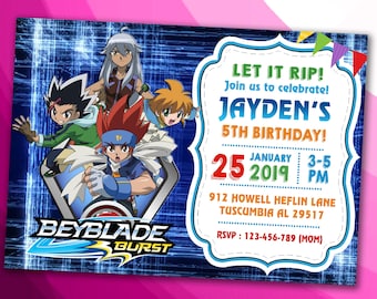 Diseño de invitación de cumpleaños con temática de juguetes giratorios: ¡SOLO ARCHIVO DIGITAL!