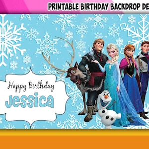 Hirsch Thema Geburtstag Backdrop Design - NUR DIGITALE DATEI!