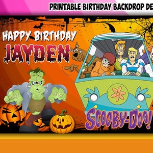 Mystery Theme Birthday Backdrop Design - DIGITAL FILE ONLY!