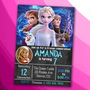 Princess Theme Birthday Invitation Design - DIGITAL FILE ONLY!