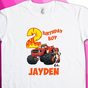 Super Car Theme Iron On Transfer Birthday Shirt Design - DIGITAL FILE ONLY!
