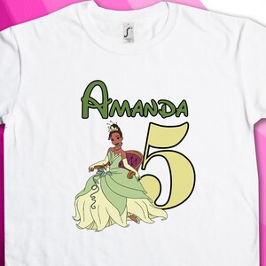 Princess Theme Iron On Transfer Birthday Shirt Design - DIGITAL FILE ONLY!