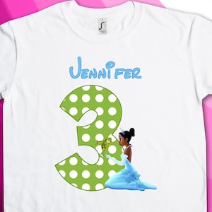 Princess Theme Iron On Transfer Birthday Shirt Design - DIGITAL FILE ONLY!